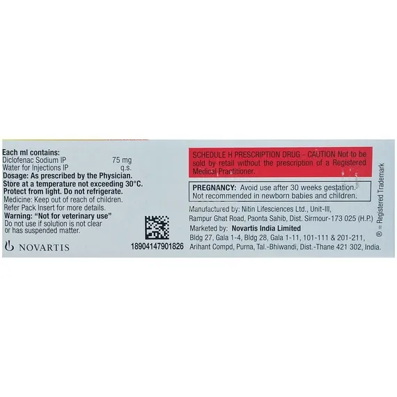 voveran injection 3 ml